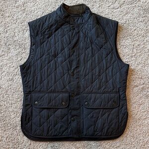 Barbour Navy Quilted Vest